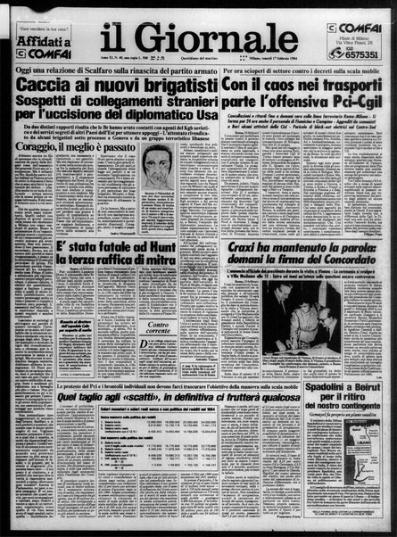 Il giornale : quotidiano del mattino